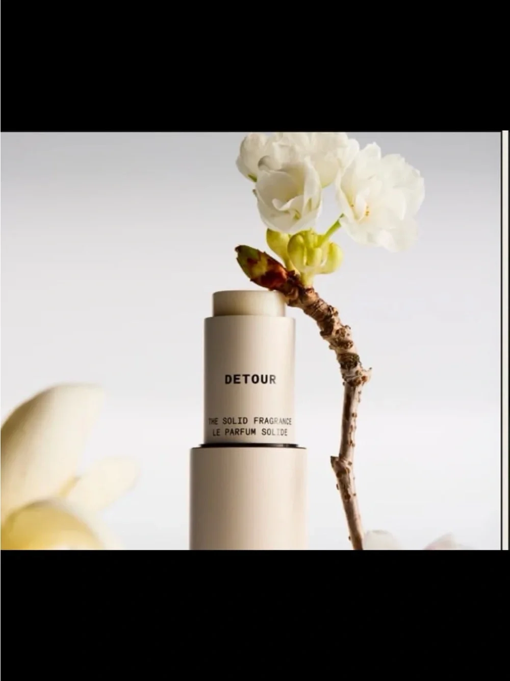 Detour Solid Fragrance Stick in White – Portable Perfume Primer BRAND NEW